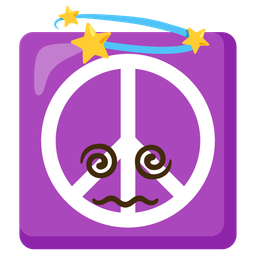 peace symbol and dizzy