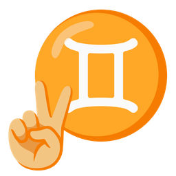 peace symbol and Gemini