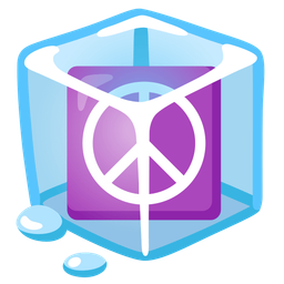 peace symbol and ice