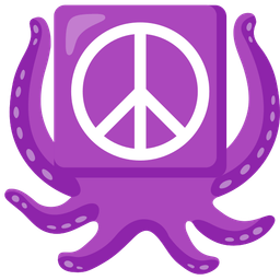 peace symbol and octopus