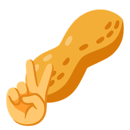 peace symbol and peanuts