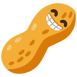 Peanuts and Beaming face with smiling eyes