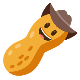 Peanuts and Cowboy hat face