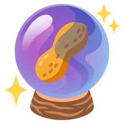 Peanuts and Crystal ball