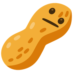 Peanuts and Face with diagonal mouth