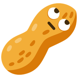 Peanuts and Face with rolling eyes