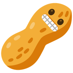 Peanuts and Grimacing face