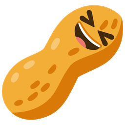 Peanuts and Grinning squinting face