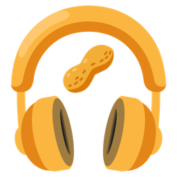 Peanuts and Headphone