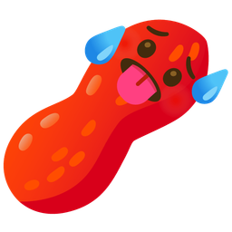 peanuts and hot face