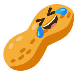 Peanuts and Rolling on the floor laughing