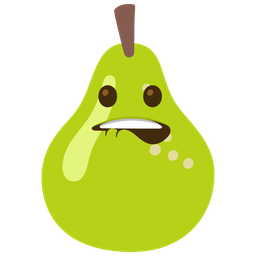 pear and biting lip