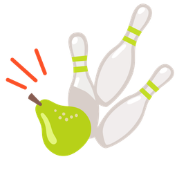 pear and bowling