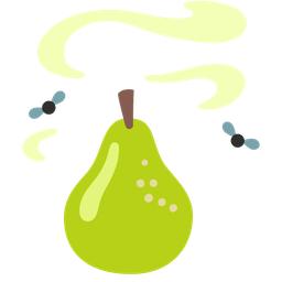 pear and pile of poo