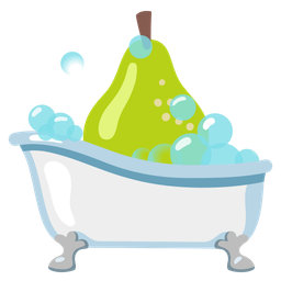 pear and soap