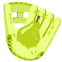 pear and softball