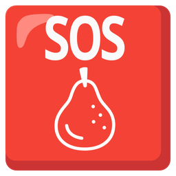 pear and SOS button