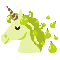 pear and unicorn