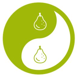 pear and yin yang