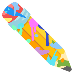 pencil and artist palette