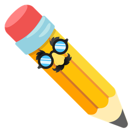 pencil and disguised face