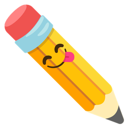 Pencil and Face savoring food