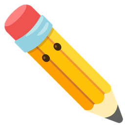 pencil and face without mouth