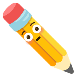 pencil and flushed face