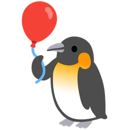 penguin and balloon