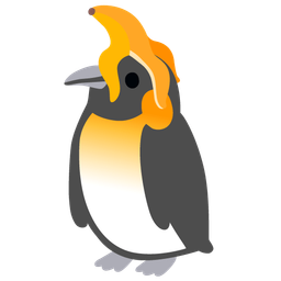 penguin and banana