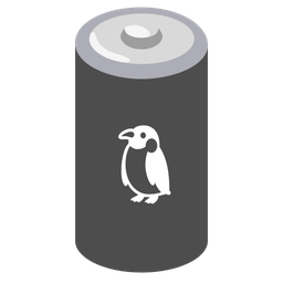penguin and battery