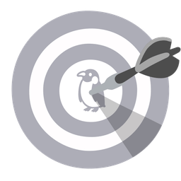 penguin and bow and arrow