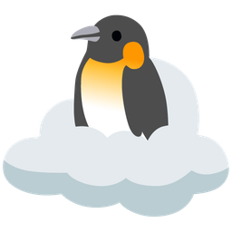 penguin and cloud