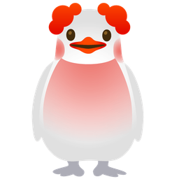 penguin and clown face