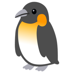 penguin and confused face