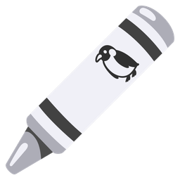 penguin and crayon