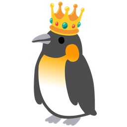 penguin and crown