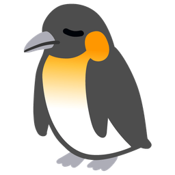 penguin and disappointed face