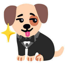 penguin and dog face