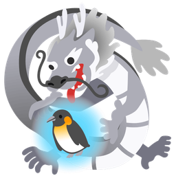 penguin and dragon