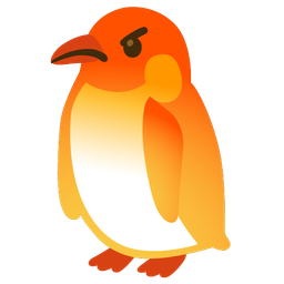 penguin and enraged face