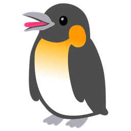 Penguin and Face with tongue