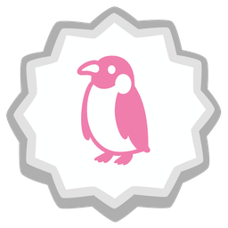 penguin and fish cake with swirl