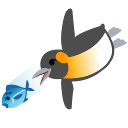 penguin and fish