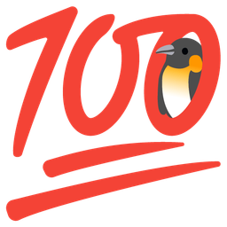 penguin and hundred points