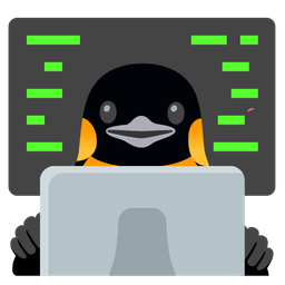 penguin and laptop
