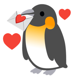 penguin and love letter