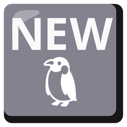 penguin and NEW button