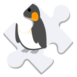 penguin and puzzle piece