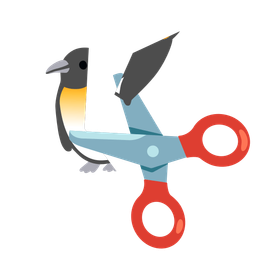 penguin and scissors